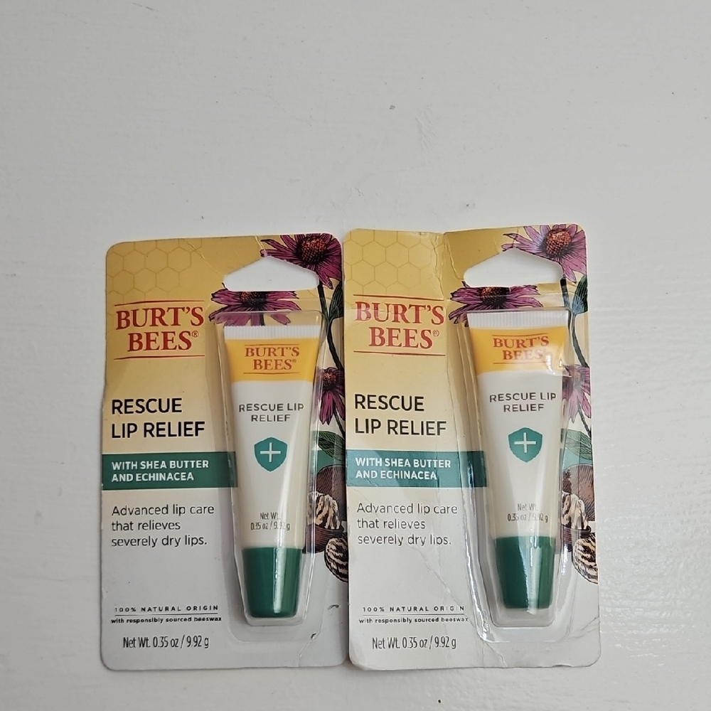 Burt's Bees Rescue Lip Relief with Green Cap